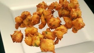 Cottage Cheese Fritters Recipe Video by Bhavna  Paneer Pakodas [upl. by Clintock]