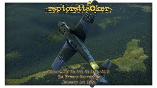 Fw190 D 9 Stab JG 2 Fw Werner Hohenberg Jan 1st 1945 [upl. by Anenahs]