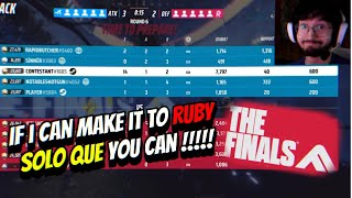 The Finals  If I can make it solo que to Ruby so can you thefinals terminalattack top500 [upl. by Euqinamod]