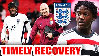 Kobbie Mainoo Ezri Konsa GibbsWhite LEAVE England squad  Lee Carsley EXCITED as Madueke RECOVERS [upl. by Eselehs543]