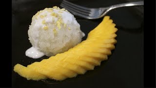 Mango amp Sticky Rice Recipe ข้าวเหนียวมะม่วง  Hot Thai Kitchen [upl. by Bertold572]