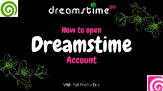 How to Create Open or Sign Up Dreamstime Contributor Account with Complete Profile AZ Bangla video [upl. by Dorin]