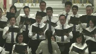 Ride On Ride On In Majesty Winchester New Cathedral Evening Choir Singapore [upl. by Cita]