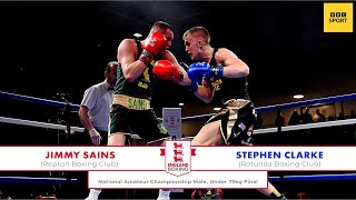 NACs 23 Male Under 75kg Final Jimmy Sains vs Stephen Clarke [upl. by Myranda]