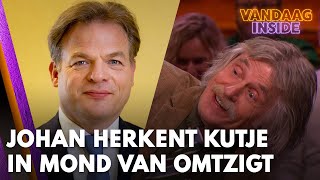 Johan herkent kutje in mond van Omtzigt Als je lang dwars kijkt krijg je een stijve [upl. by Aitnahc793]