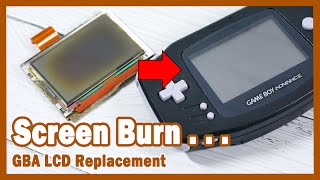 Original GBA LCD Replacement [upl. by Fugazy]