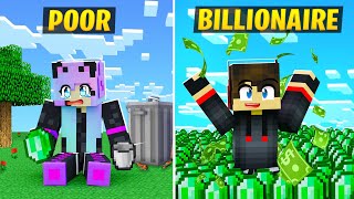 Minecraft But I Have 1 BILLION EMERALDS [upl. by Eirtemed]