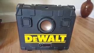 Dewalt Speaker Build  The Completed Project [upl. by Annelg]