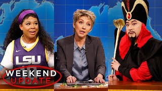 Weekend Update ft Bowen Yang Punkie Johnson and Heidi Gardner  SNL [upl. by Htims]