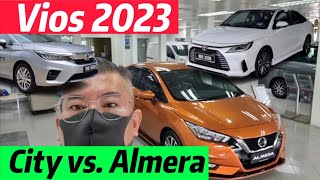 Vios 2023 vs City vs Almera [upl. by Nitas]