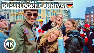 Germany Carnival in 2023  Düsseldorf Carnival is One of Germany’s Biggest Parties 4K City Walk [upl. by Kirschner234]