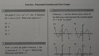 SAT Prep Practice problems on polynomials [upl. by Grim89]