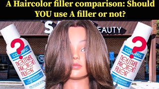 A Haircolor filler comparison Should YOU use A filler or not YOU decide [upl. by Nivak736]