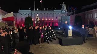 Jarosław Kaczyński przemawia na miesięcznicy 10022018 [upl. by Aselehc]