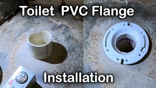 Tiling Around the Toilet Flange [upl. by Gratianna]