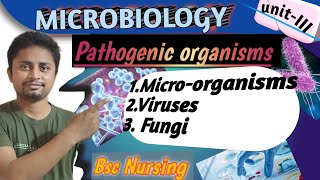 Microbiology Notes  Unit  III Pathogenic Organism  NursingGNM [upl. by Nialb]