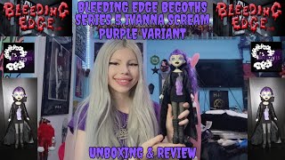 ☆ Bleeding Edge BeGoths Series 5 Ivanna Scream Purple Variant Unboxing amp Review ☆ [upl. by Cutcheon]