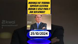 Mudança no tribunal superior eleitoral muda o jogo para Bolsonaro shorts [upl. by Ahsita]