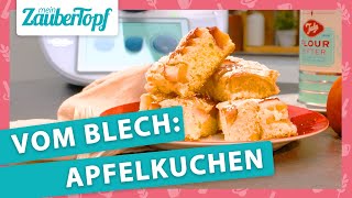 Apfelkuchen vom Blech ganz einfach mit dem Thermomix® [upl. by Maillil584]