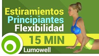 Estiramientos para Principiantes  Ganar Flexibilidad [upl. by Bernadine]