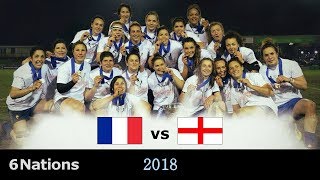 France  Angleterre Rugby Féminin6 Nations 2018 [upl. by Lareneg400]