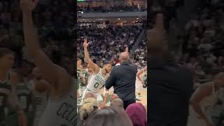 TATUMS KISS OF DEATH celtics bostonceltics tatum nba nbahighlights nbashorts bleedgreen [upl. by Felicie]