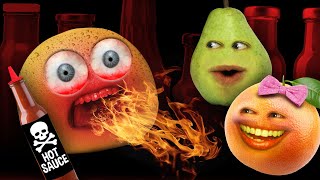 Annoying Orange  Hot Sauce Challenge 3 [upl. by Eppilihp480]