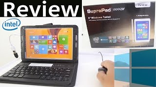 REVIEW amp UNBOXING TABLET SUPRAPAD IVIEW I800QW quot Windows 81 procesador Intelquot [upl. by Oiliduab709]