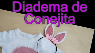 Orejitas de conejo paso a paso Disfraz de conejo rabbit DIY CeliMaría hazlotumisma [upl. by Annaj683]