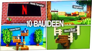 10 Bauideen in 3 MINUTEN ⏱ [upl. by Wsan]