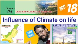 influence of climate  10 class pst chapter 4  land and climate  sindh board pakistanstudies [upl. by Euqnimod850]