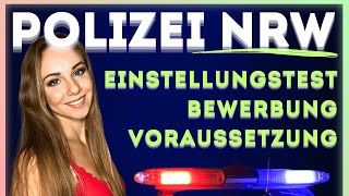 🚓🚓 Polizei NRW Einstellungstest Bewerbung amp Polizei Karriere NordrheinWestfalen [upl. by Neoma]