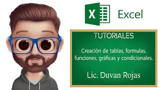 Creación de tablas formulas funciones gráficas y condicionales [upl. by Dorweiler814]