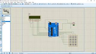 Password Based Door Locking System Using Arduino  Proteus Simulation [upl. by Ezra]