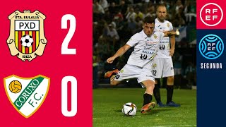 RESUMEN  Peña Deportiva 20 Coruxo FC  Playoff a Primera RFEF  Semifinal [upl. by Ahsilahs]