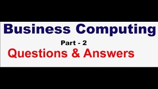 TRB Computer Instructor Business Computing Part 2  VIBRANT ONLINE ACADEMY [upl. by Steffin]