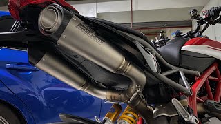 Hypermotard 950 SP｜DIY｜SC Project S1 Exhaust 鈦｜Ducati｜杜卡迪 害怕摸他 [upl. by Valma834]