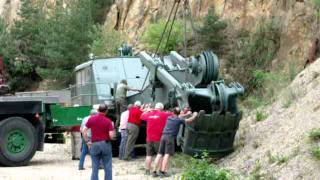 Seilbagger in Dossenheim abladen 2 [upl. by Notrom445]