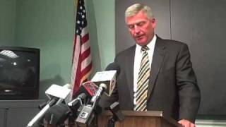 RAW VIDEO Mayor Davlin announces arrest of city employee [upl. by Maupin]