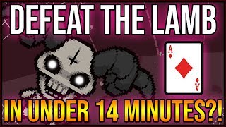 14 Minute Lamb Run  ZIP Achievement Ace Of Diamonds Unlock Isaac AB [upl. by Ong371]