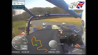 Harewood Hillclimb 3 August 2024  Caterham Zetec [upl. by Aitnuahs]