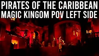 Pirates of the Caribbean POV Full Ride Through  LEFT Side POV  WDW  Magic Kingdom [upl. by Gilbertson]