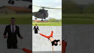 Tail spin helicopter and man funny funnyvideos [upl. by Aniuqaoj536]