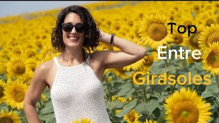 Top Entre Girasoles crochet beginners ganchillo top [upl. by Keese]