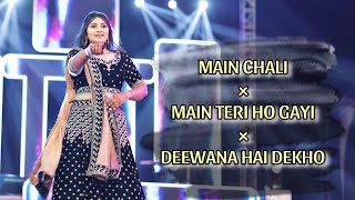 Main Chali × Main Teri Ho Gai × Deewana hai dekho  Garba Night Dance  Natraj Dance Academy [upl. by Mallen851]