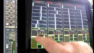 iPad controls the Harrison Mixbus2 [upl. by Inneg]