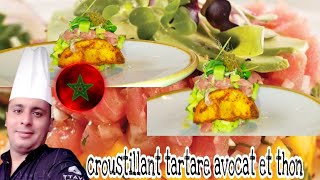 croustillant tartare avocat et thon [upl. by Ricardo]