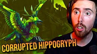 Asmongold Gets The Corrupted Hippogryph Mount 6 Million Gold Mount [upl. by Greff]