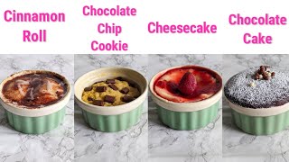 4 Easy Microwave Desserts You Can Make in 1 Minute [upl. by Eisyak]