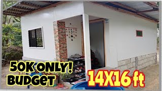 50K BUDGET ONLY Subrang Cute nG SIMPLE HOUSE NA ITO [upl. by Chapa]